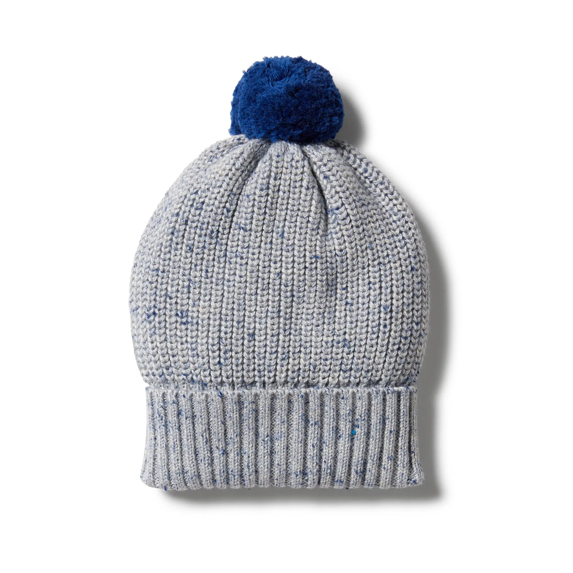 Wilson & Frenchy Knitted Hat - Navy Peony Fleck