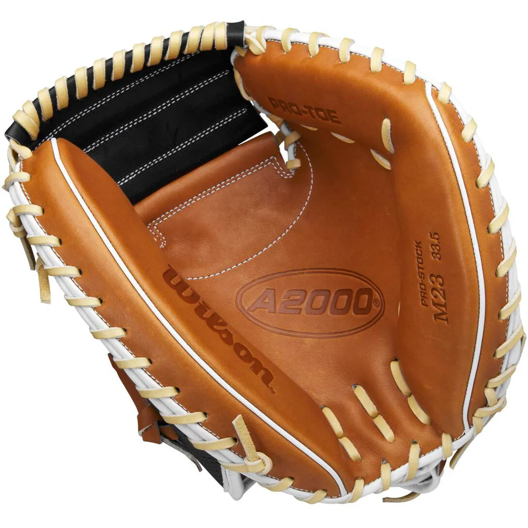 Wilson A2000 M23SS 33.5 SuperSkin Baseball Catcher's Mitt: WBW101396335