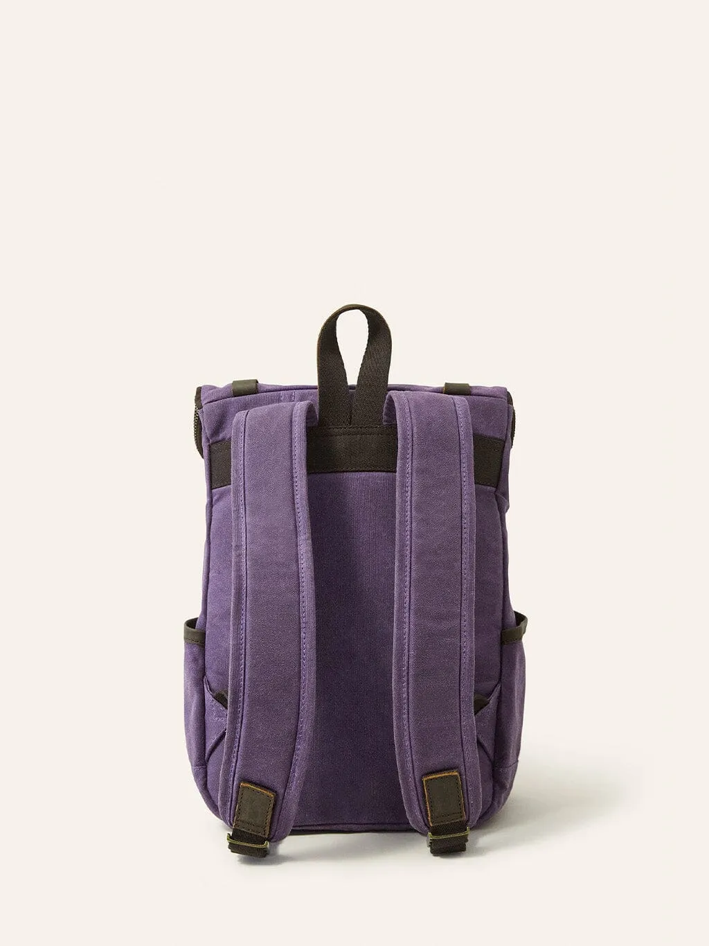 Wineberry Waxed Cotton Mini Bali Backpack