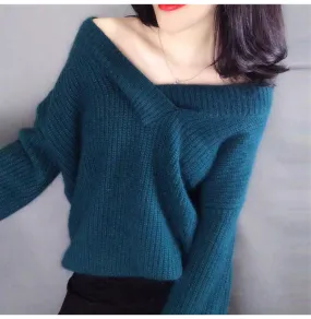 Women Warm Oversized Pullovers Oversized Sweater