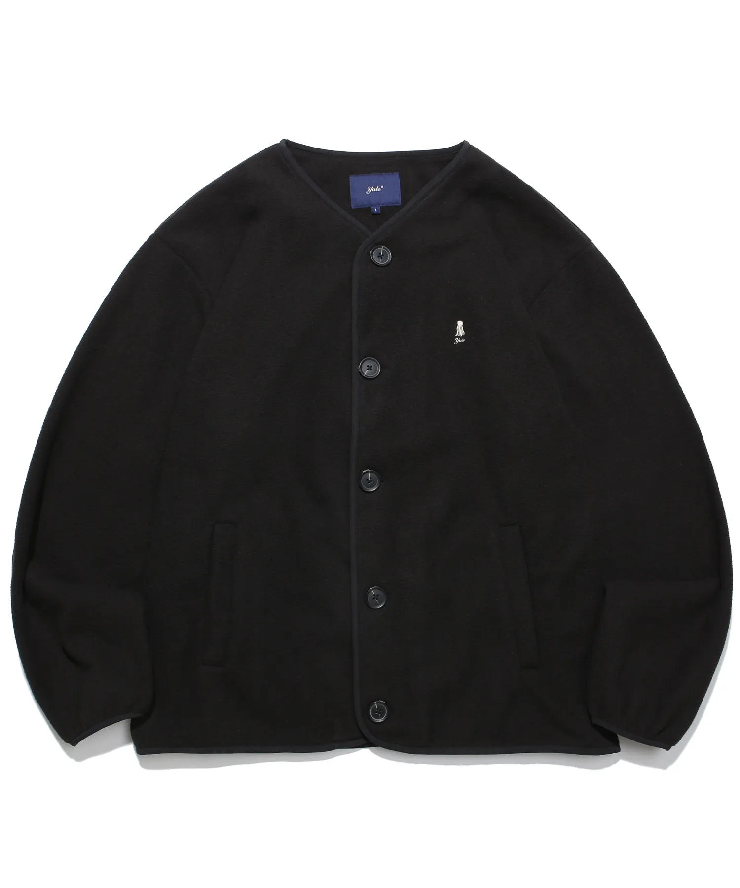 YALE  |[ YALE ]★ WARM UP NO COLLOR FLEECE CARDIGAN