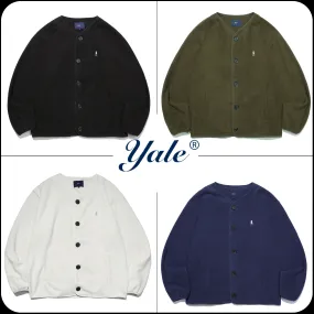 YALE  |[ YALE ]★ WARM UP NO COLLOR FLEECE CARDIGAN