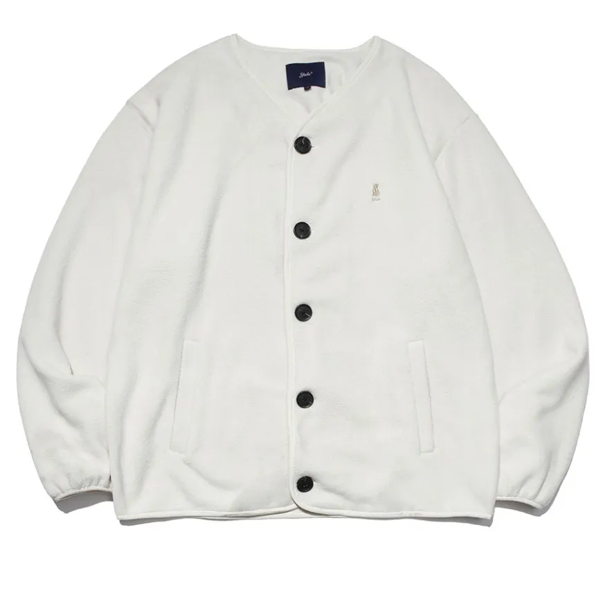 YALE  |[ YALE ]★ WARM UP NO COLLOR FLEECE CARDIGAN