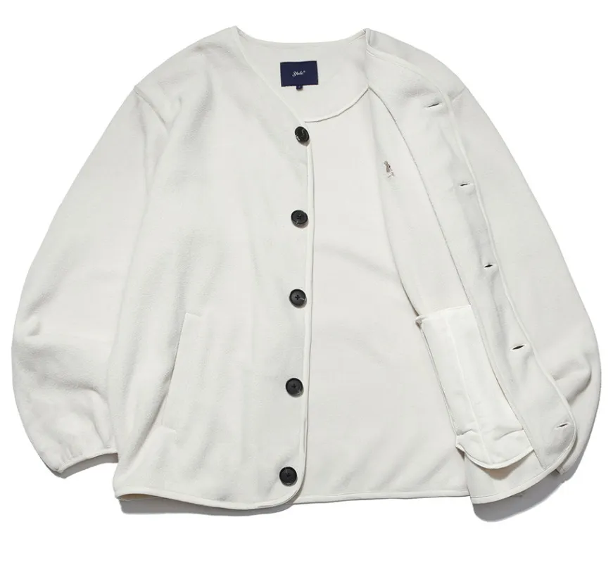 YALE  |[ YALE ]★ WARM UP NO COLLOR FLEECE CARDIGAN